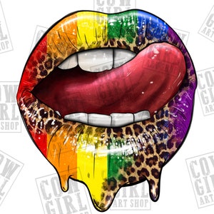 Pobierz projekt sublimacji tęczowych ust Pride png, LGBTQ+ png, miłość to miłość png, duma png, usta western png, sublimacja wzorów do pobrania