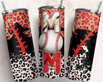 Western Baseball Mom 20oz skinny tumbler png sublimate design, Baseball png, sports tumbler png, western tumbler png, sublimate download