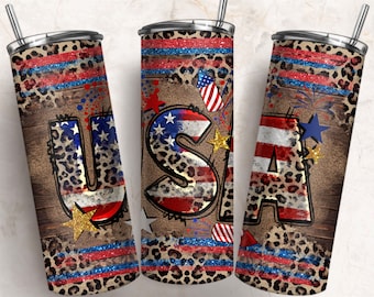 4th of July USA 20 oz skinny tumbler png sublimate design, USA tumbler png, 4th of july png, western tumbler png, sublimate designs download