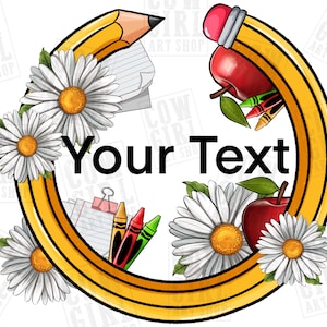 Personalized Teacher pencil png sublimation design download, Teacher&#39;s Day png, Teacher png, Teacher life png, sublimate designs download