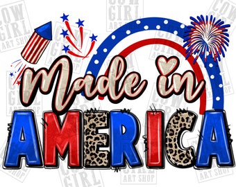 Pobierz projekt sublimacji Made in America png, 4 lipca png, zachodnia Ameryka png, png, sublimacja wzorów do pobrania