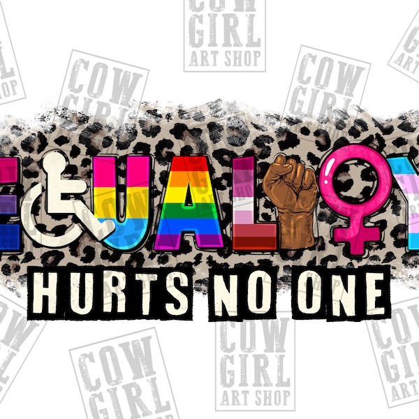 Pride equality hurts no one png sublimation design download, LGBTQ+ png, love is love png, equality png, sublimate designs download