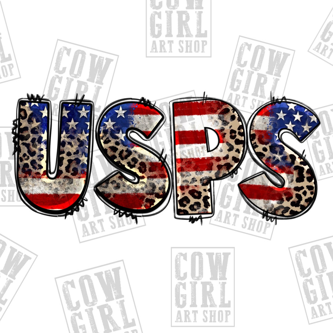 Usps 4th of July Png Sublimation Design Download, 4th of July Png