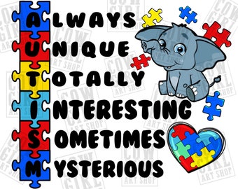 Always unique Autism png sublimation design download, Autism awareness png, Autism life png, Autism puzzle png, sublimate designs download