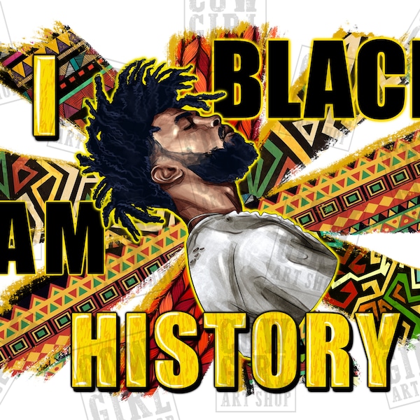 I am black history png sublimation design download, Juneteenth png, Emancipation day png, black man png, sublimate designs download