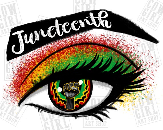 Juneteenth eyelash png sublimation design download, Juneteenth png, 1865 vibes png, Emancipation day png, sublimate designs download