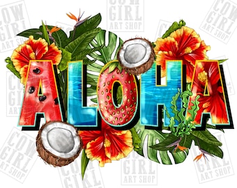 Aloha png sublimation design download, hello summer png, summer vibes png, summer time png, sublimate designs download