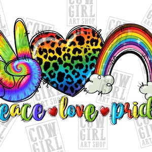 Peace love pride png sublimation design download, LGBTQ+ png, love is love png, peca love png, LGBTQ+ love png, sublimate designs download