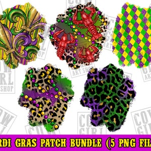 mardi gras patches
