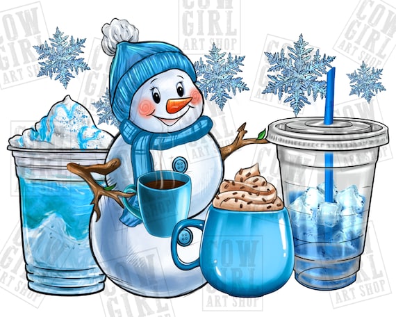 Whaline 50Pcs Christmas Paper Cups With Handles 9oz Blue