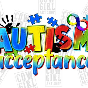 Autism acceptance png sublimation design download, Autism awareness png, Autism life png, sublimate designs download