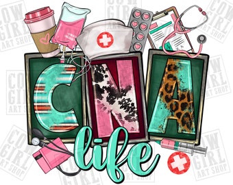 CNA Certified Nursing Assistant life png sublimacja projekt do pobrania, Nurse life png, CNA Nurse png, Nurse png, sublimacja wzorów do pobrania