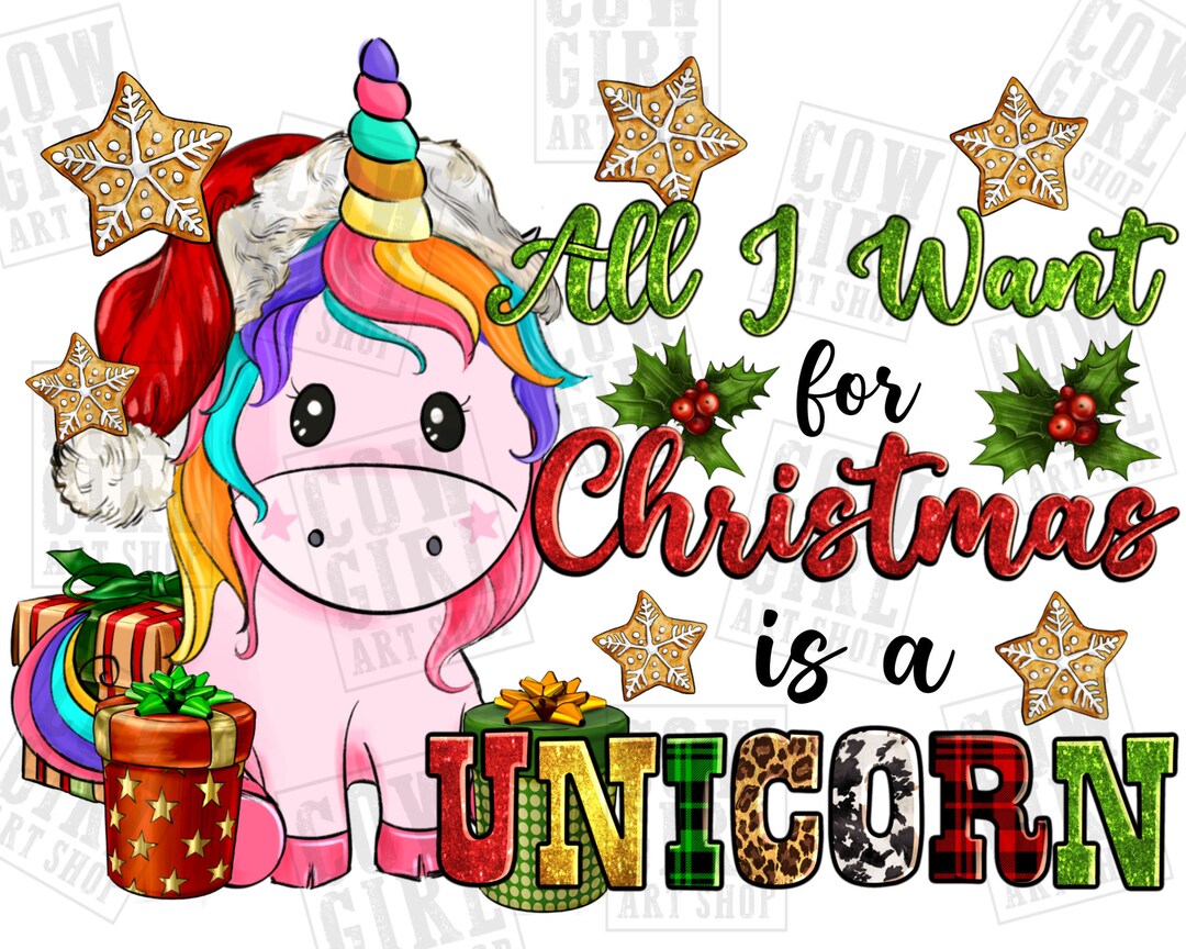 All i want for christmas is a unicorn pajamas sale
