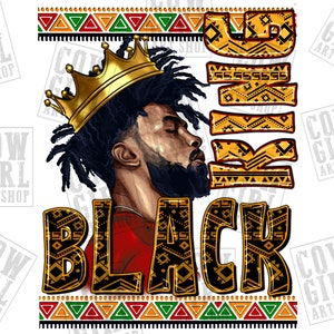 Black King png sublimation design download, Juneteenth png, Emancipation day png, afro girl png, afro man png, sublimate designs download