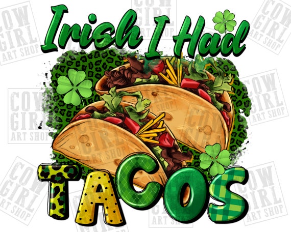 Tacos St Patrick Day Irish Party Mexico Funny Kids Shamrock T-Shirt Tacos St Patrick Day Irish Party Mexico Funny Kids Shamrock T-Shirt