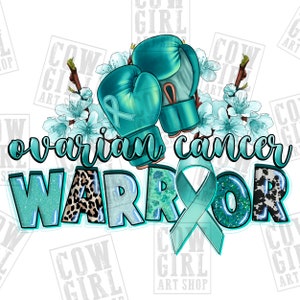 Ovarian Cancer Warrior png sublimation design download, Cancer awareness png, blue ribbon png,western warrior png,sublimate designs download