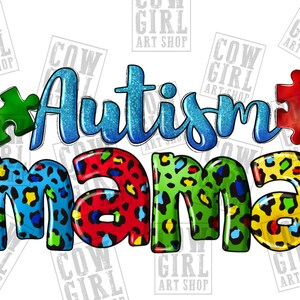 Autism mama png sublimation design download, Autism Awareness png, Autism life png, Autism png, western mama png, sublimate designs download