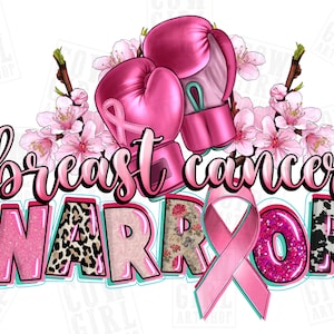 Breast Cancer warrior png sublimation design download, Breast Cancer png, Cancer awareness png, boxing gloves png,sublimate designs download
