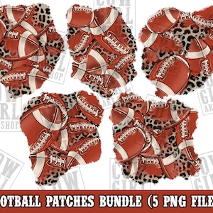 Football patches png sublimation design bundle, Football bundle png, western patches png, American Football png, sublimate designs download