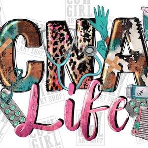 CNA Certified Nursing Assistant life png sublimation design download, Nurse life png, CNA Nurse png, Nurse png, sublimate designs download