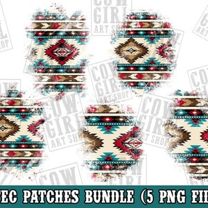 Aztec patch png sublimation design bundle, western patches png, Aztec pattern png, patch png bundle, sublimate designs download