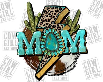 Western Mom Mother's Day png sublimation design download, Mother's Day png, Mom love png, Mom life png, sublimate designs download