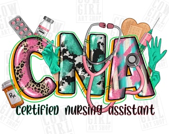 CNA Certified Nursing Assistant png sublimacja projekt do pobrania, Nurse life png, CNA png, Nurse png, sublimacja wzorów do pobrania