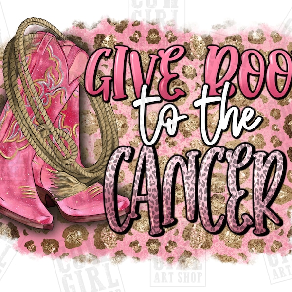 Geben Sie dem Krebs png Sublimation Design download, Brustkrebs png, Cancer Awareness png, rosa Boot png, sublimieren designs download