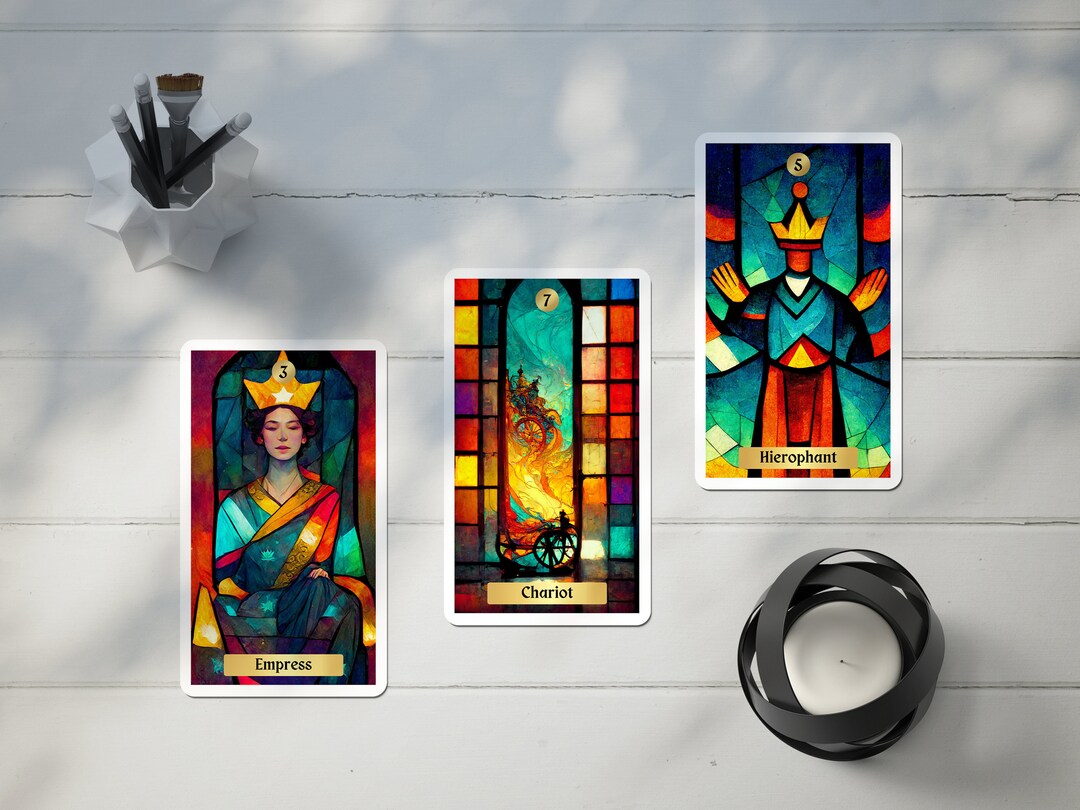 Positive Tarot Cards Indie Tarot Deck RSW Based Deck Tarot Etsy