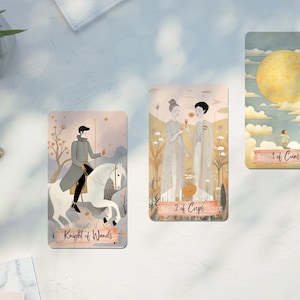 Cartas de tarô arco-íris, baralho de tarô oculto, baralho de tarô independente, baralho baseado em RSW, baralho de tarô com guia, cartas de tarô brilhantes, baralho de tarô com canção de ninar