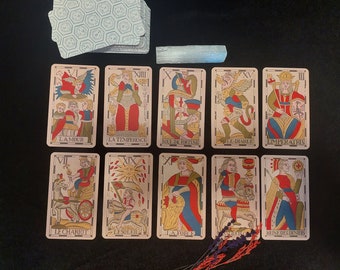 Standard Tarot, Original Design Tarot, Tarot Cards, Tarot Deck, Divination Tools, Future Telling Card, Marseilles Deck, 78 Cards