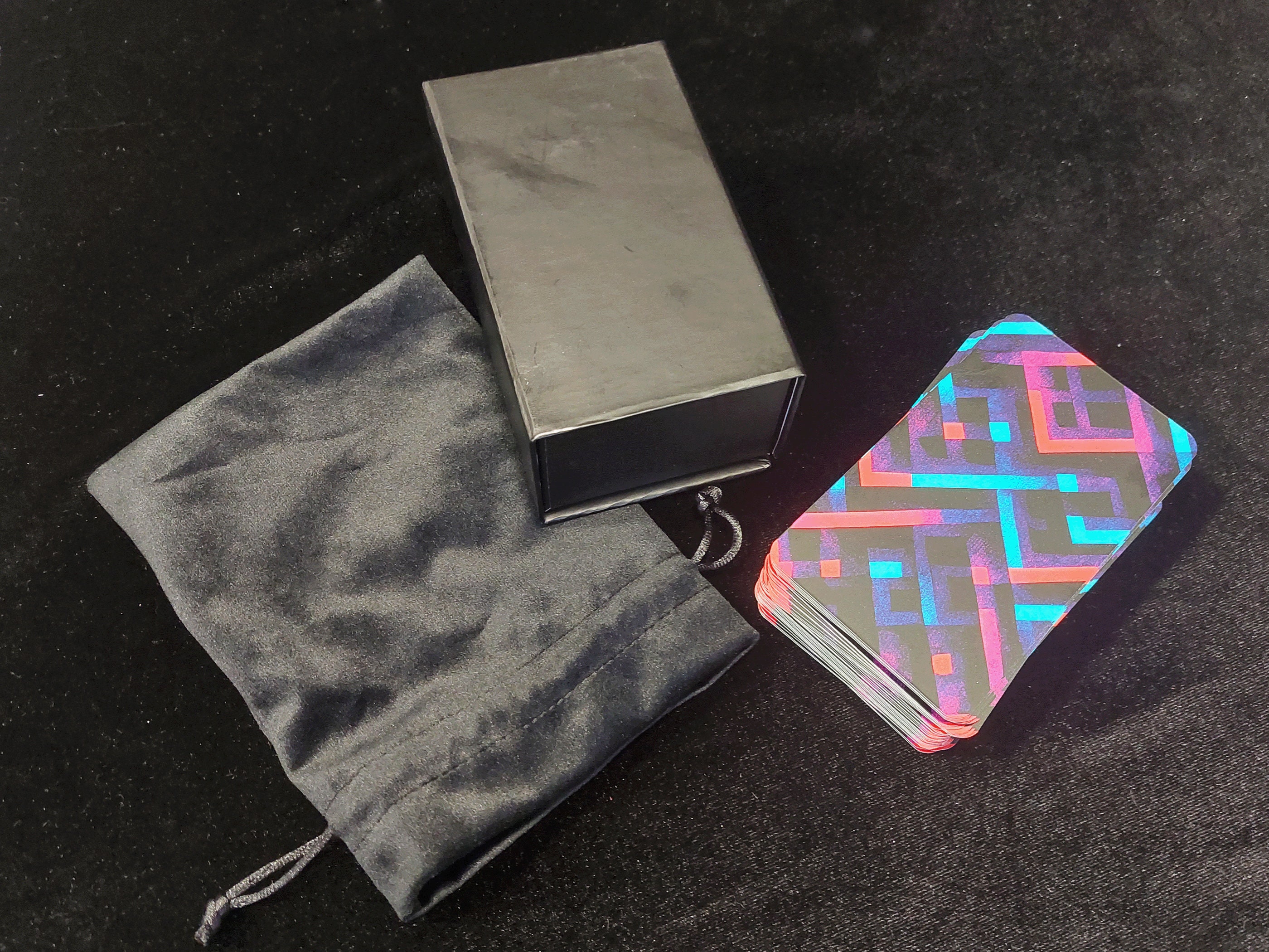 Cyberpunk Tarot Cards Full Tarot Deck Cyberpunk Gift Major Etsy