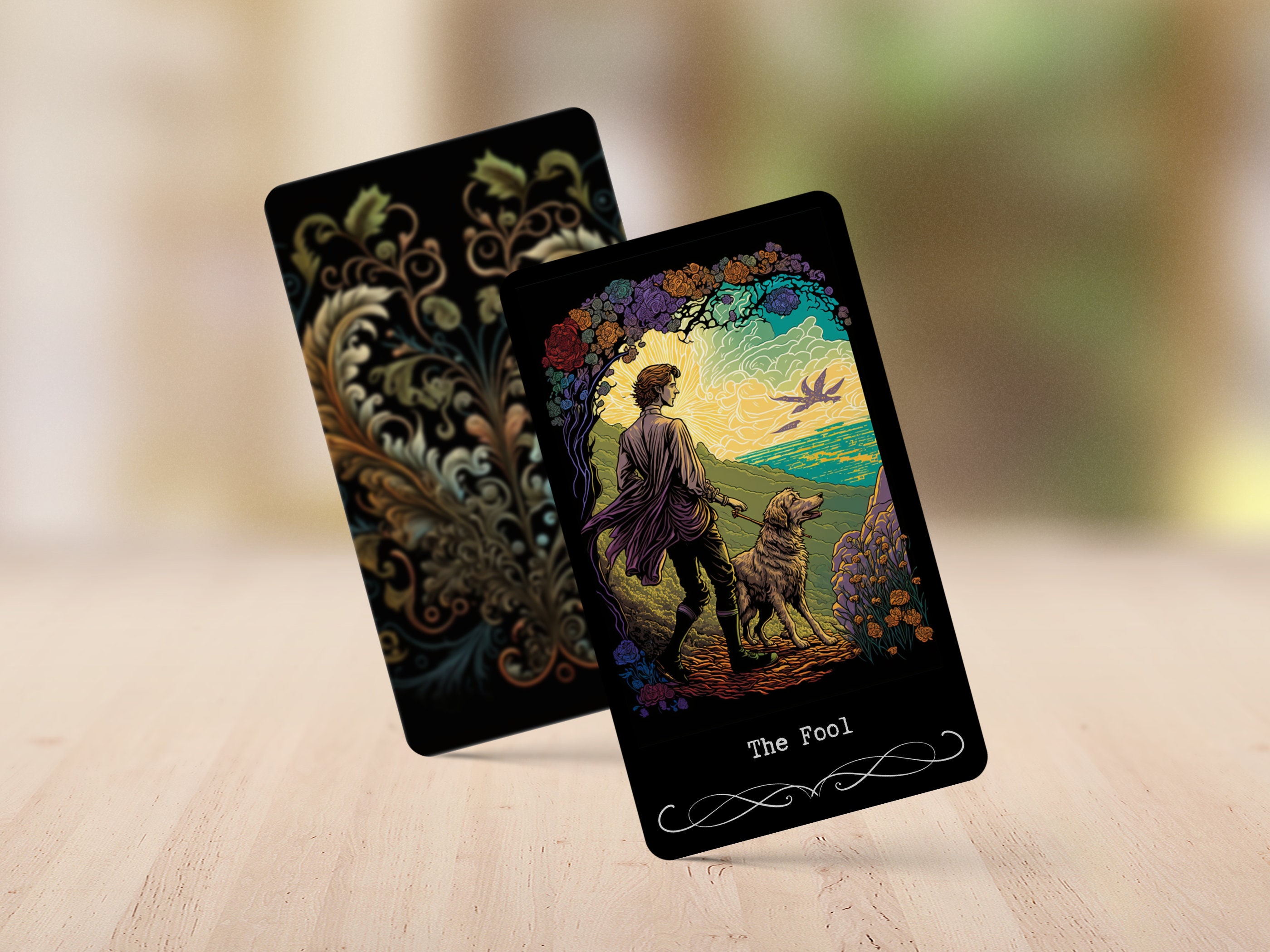 Ornamented tarot deck Art Nouveau Tarot Cards Indie Tarot - Etsy 日本