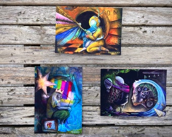 Artprint Artprint Postcard Set Art Cards Mandery Collection 1 andymandery