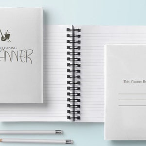 Printable Cleaning Planner, cleaning checklist, cleaning schedule