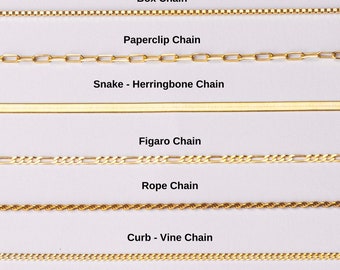 14k Gold Chain Bracelet, Box Chain, Herringbone Chain, Paper Clip Chain, Curb Chain, Chains for Women, Everyday Gold Chains Bracelet