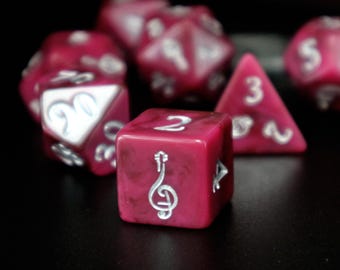 Bard Polyhedral Dice Set - Perfect For D&D, Pathfinder and Tabletop RPG Games