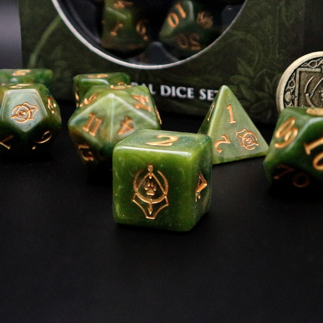Melee Ranger Dice Set Ranger Polyhedral Dice Set - Perfect for D&D, Pathfinder and Tabletop ...