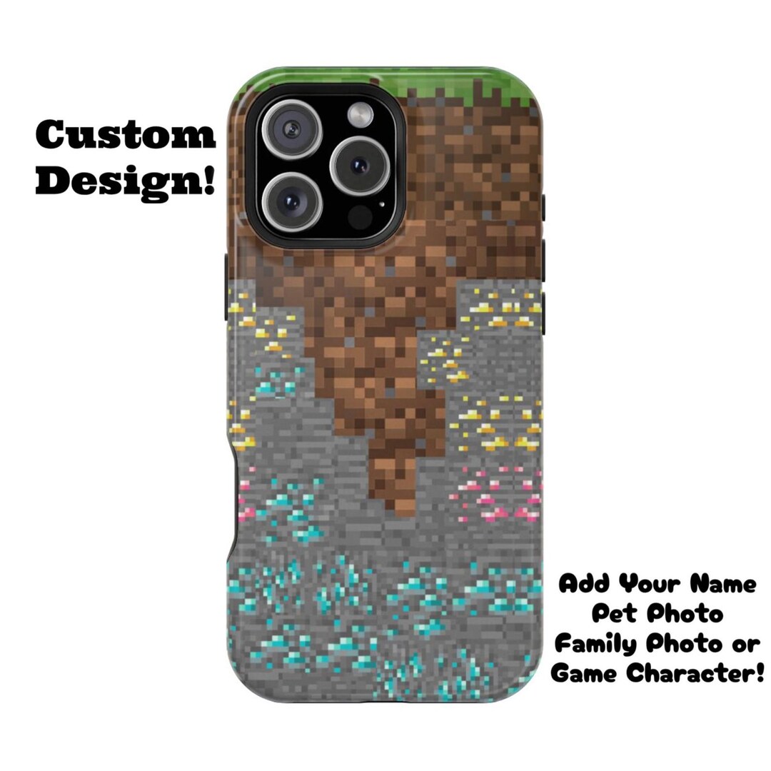 Customizable Design! Magnetic Minecraft Tough Phone Cases , Custom ...