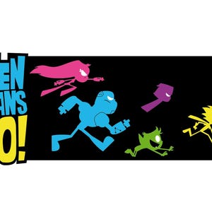 Teen Titans Go! Silhouettes svg file for cutting machine (7 colors)