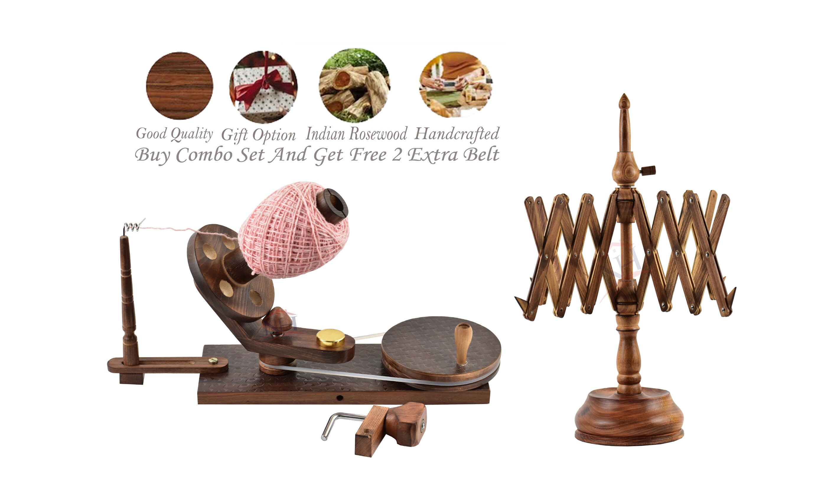 LYKKE make Happy Rosewood Jumbo Ball Winder 