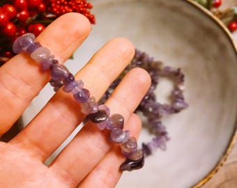 Amethyst Armband | Natursteine |Heilsteine | Edelsteine | Chakra | Spirituelle Geschenke | Schmuck | fair & ethisch