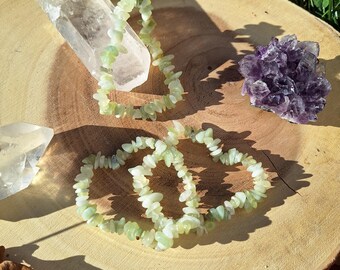 Serpentin Splitter-Armband – Naturstein-Unikat | Selbstfürsorge, Schutz & Erdung | Edelstein-Armband mit Bedeutungskärtchen