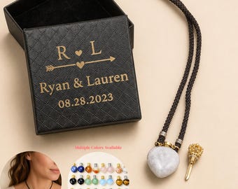 Natural Stone Perfume Bottle Necklace With Spoon, Essential Oil Diffuser Pendant, Crown Cap Charm
