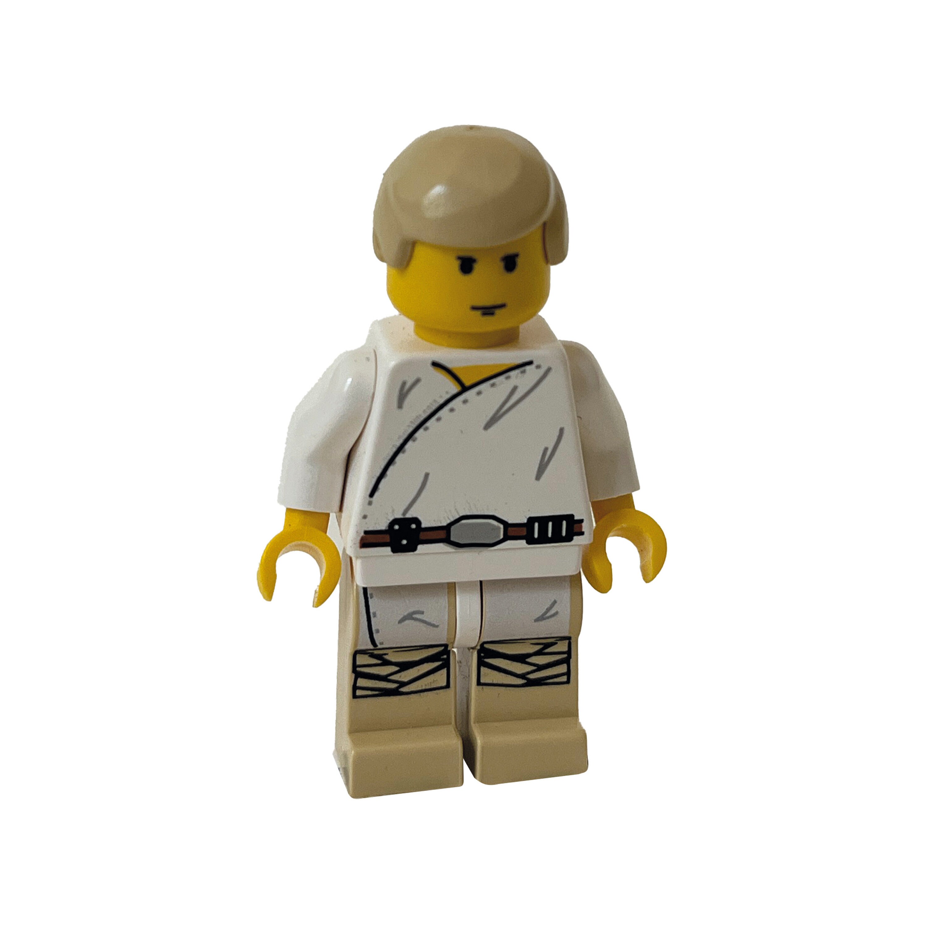 Original Lego collectible figure from 1999 Star Wars Minifigure sw0021 Luke Skywalker Tatooine