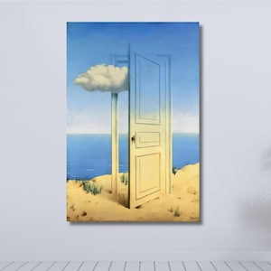 René Magritte A Vitória Pronta Para Pendurar Tela, René Magritte, Tela René Magritte, Impressão Rolada René Magritte, Exposição de Arte Magritte