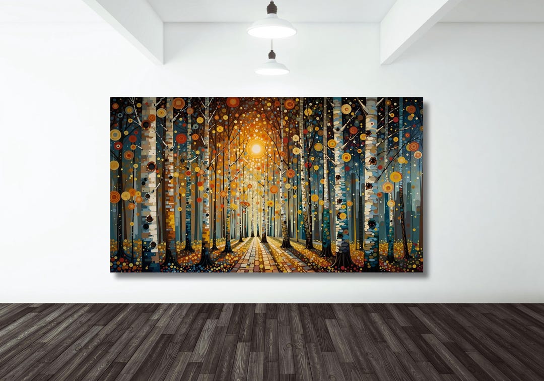 Tree of Life Gustav Klimt Canvas Wall Art,tree of Life Framed Wall Art ...