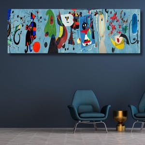 Joan Miro Canvas Wall Art,Abstract Print,Joan Miro Collage Art Print,Canvas Poster & Panel,Joan Miró Canvas,Abstract Art,Home Wall Decor Art