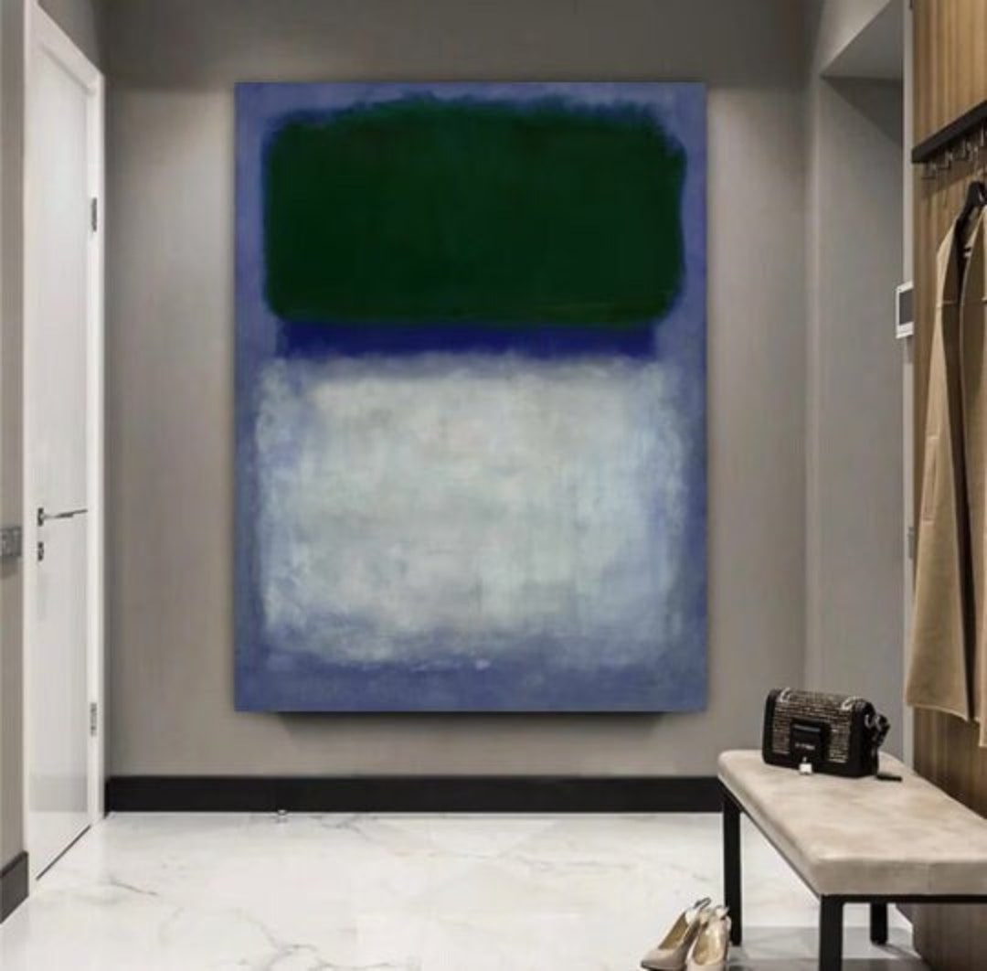 1962 Blue Dark Paintings MARK ROTHKO Blue and Grey Print Etsy 1962 Blue Dark Paintings MARK ROTHKO Blue and Grey Print Etsy