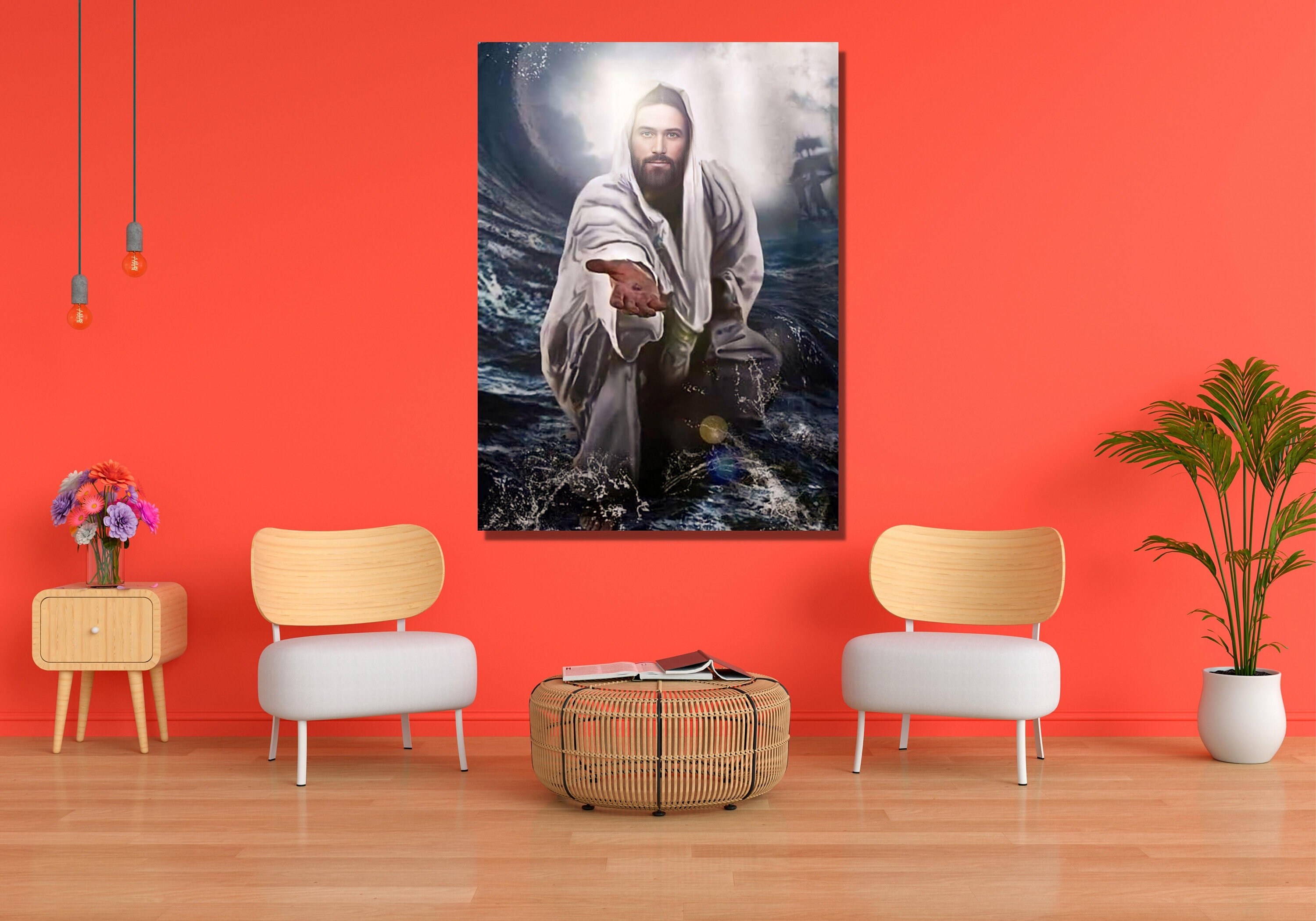 Jesus Christ Canvas Print, Lord Jesus Canvas, Jesus Canvas Print, Spiritual Canvas, Home Decor ...